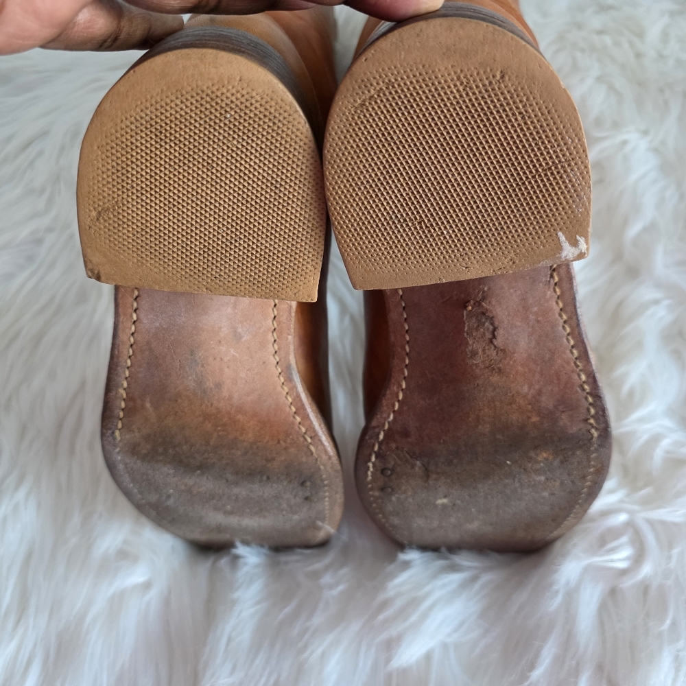 Vintage Stitching Horse Campus Boots Size 8 1/2D - Picture 7 of 16